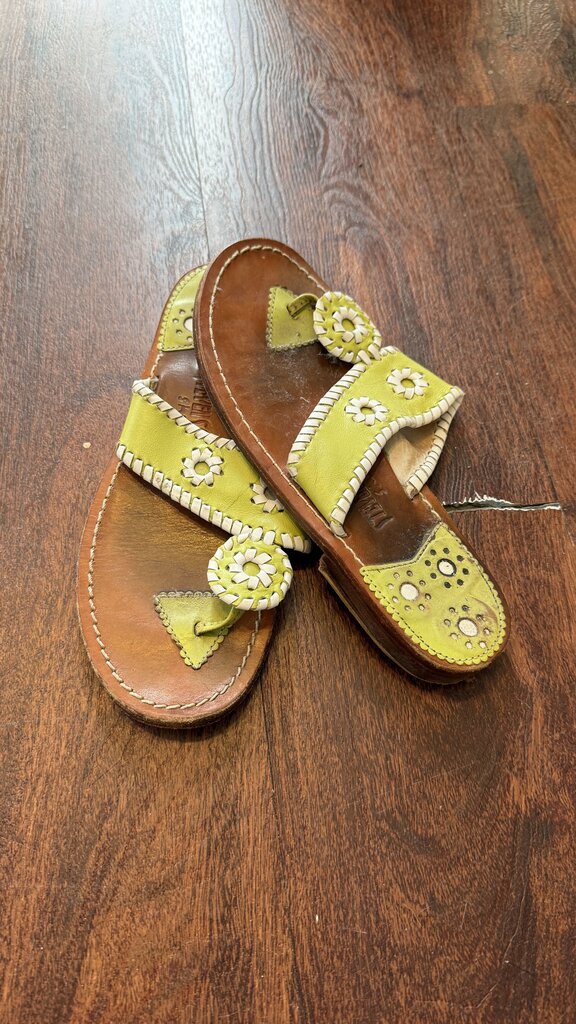 Leather Whipstitch Sandals