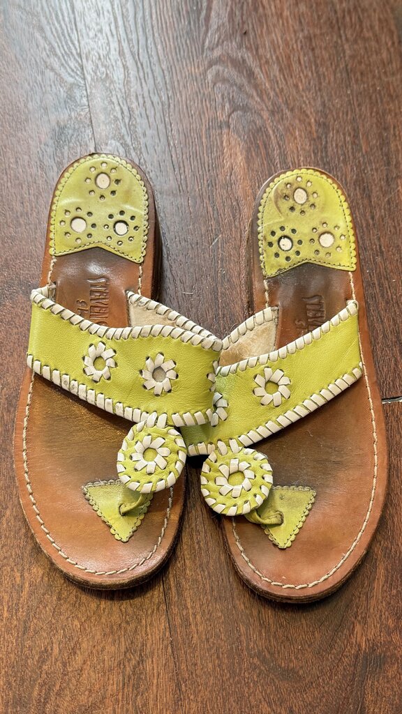 Leather Whipstitch Sandals