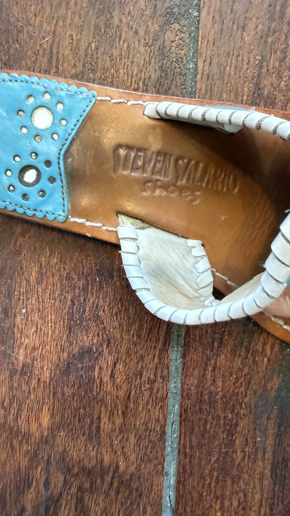 Leather Whipstitch Sandals