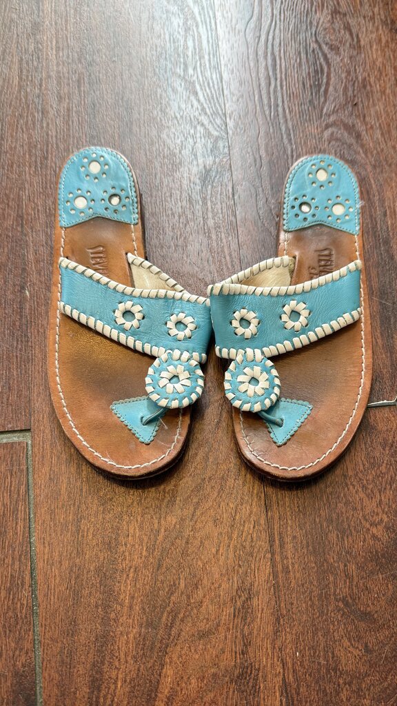 Leather Whipstitch Sandals