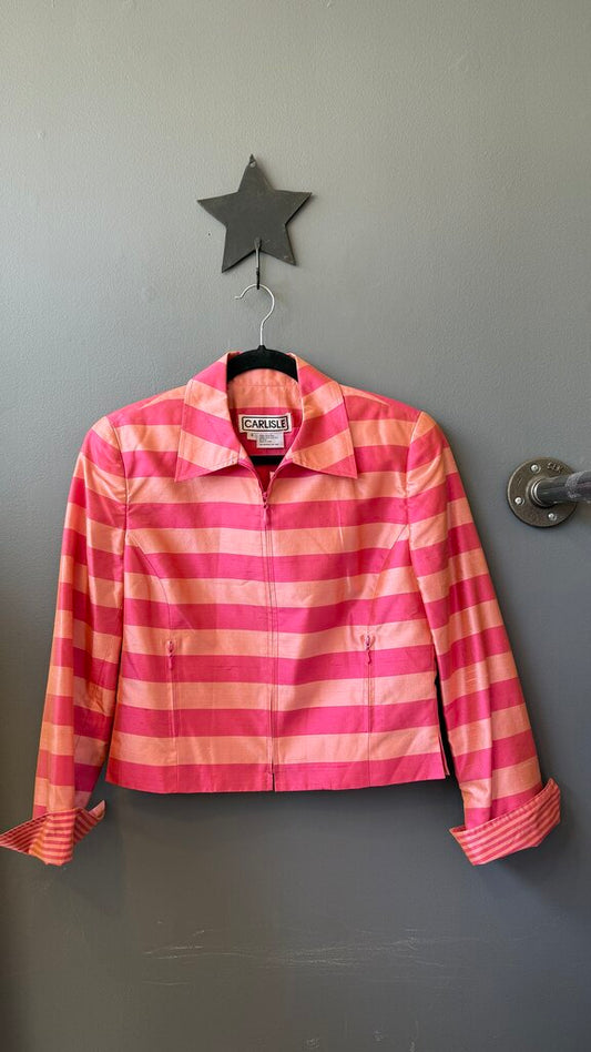 Vintage Silk Stripe Jacket