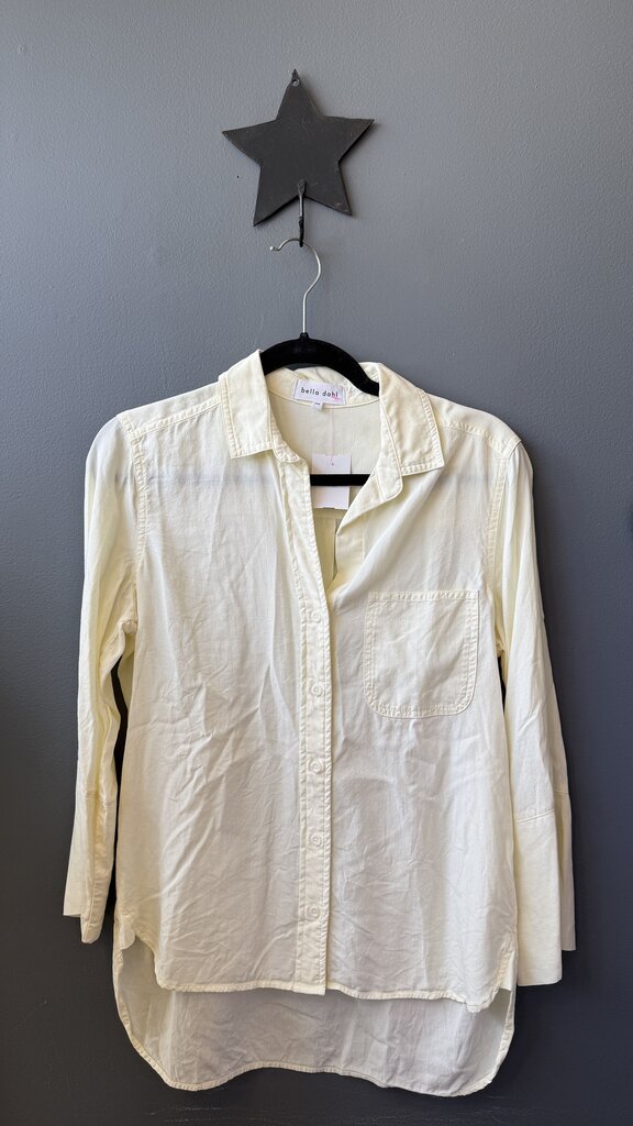 Washed Pocket Button Up Shirt