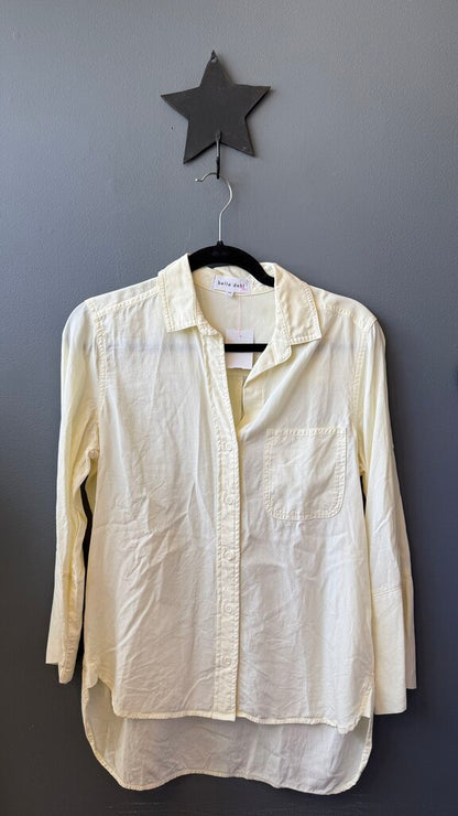 Washed Pocket Button Up Shirt