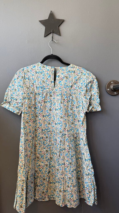Floral Tiered Mini Dress