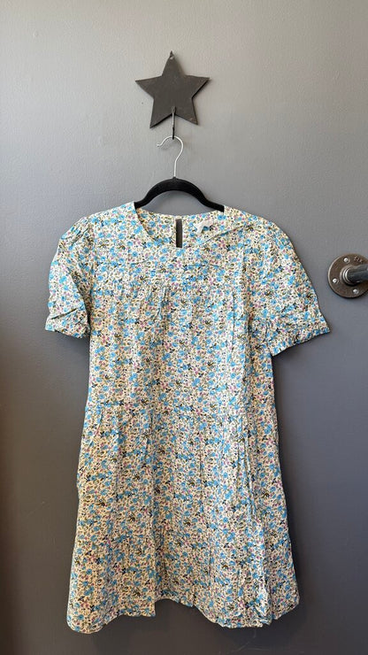 Floral Tiered Mini Dress