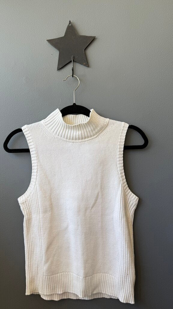 Ribbed Mockneck Tank Top