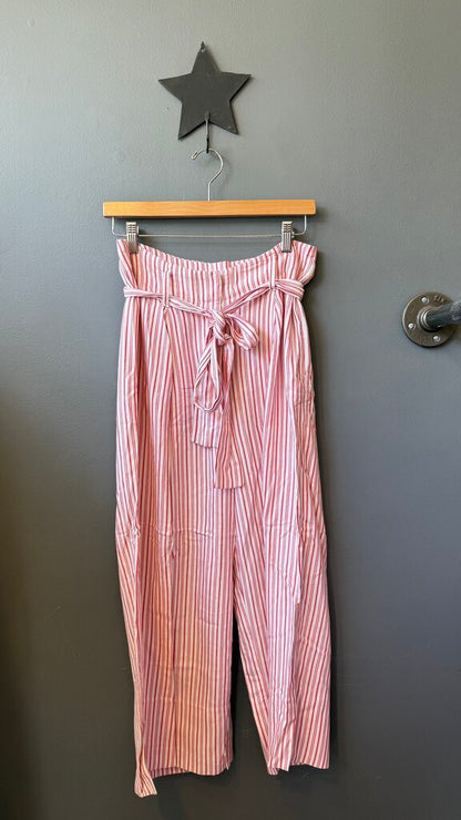 Stripe Wide Leg Pants