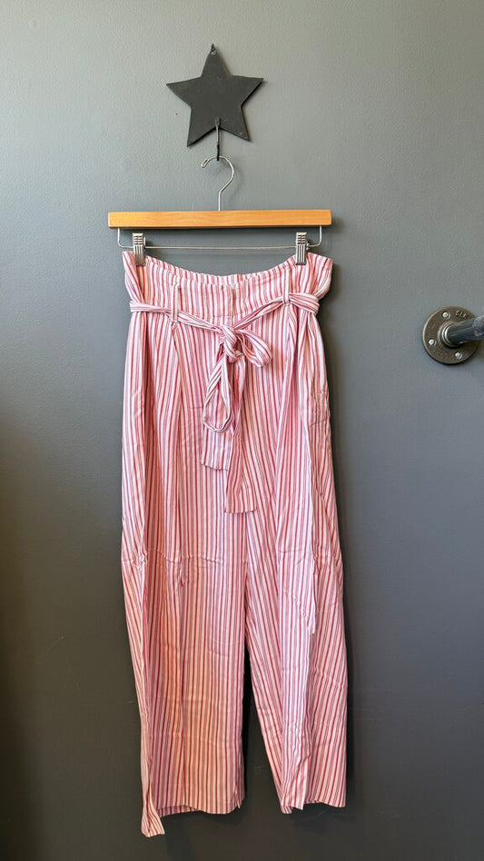 Stripe Wide Leg Pants