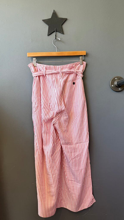 Stripe Wide Leg Pants