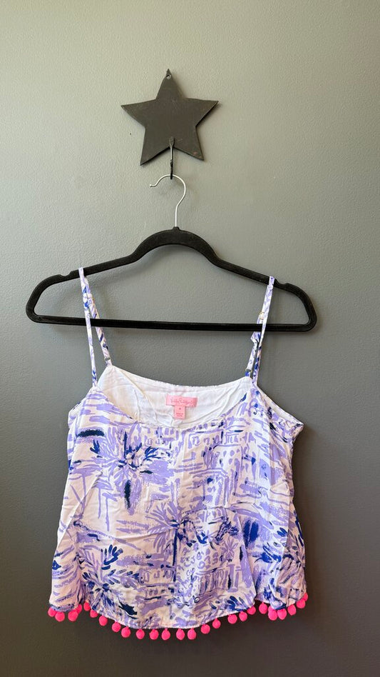 Pom Pom Hem Crop Top