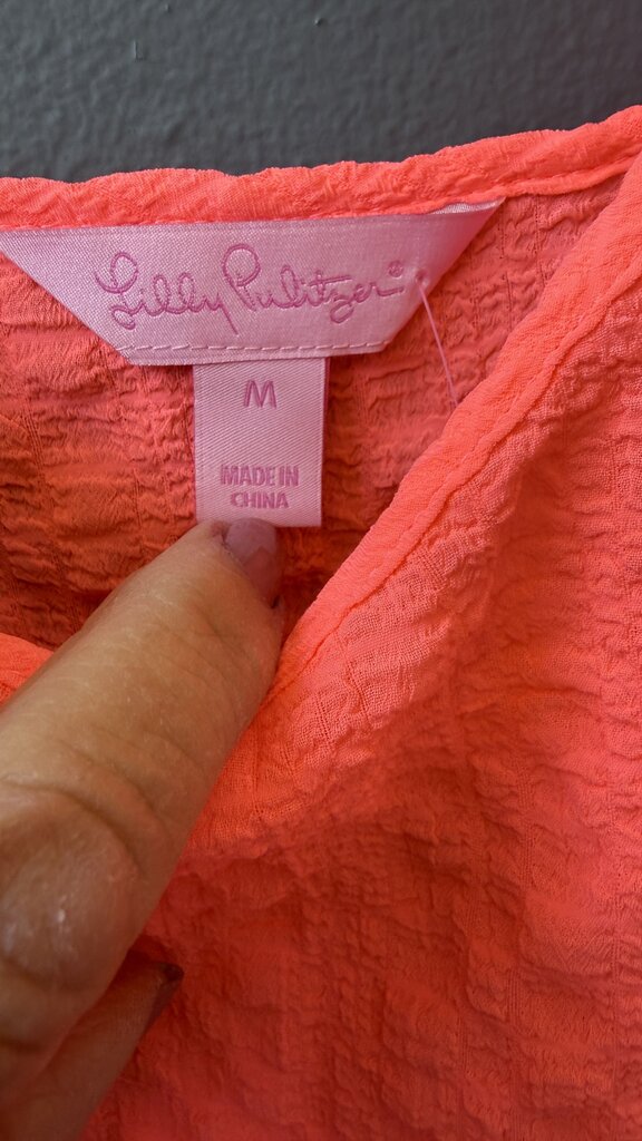 Ruffle Hem Crinkle Tank