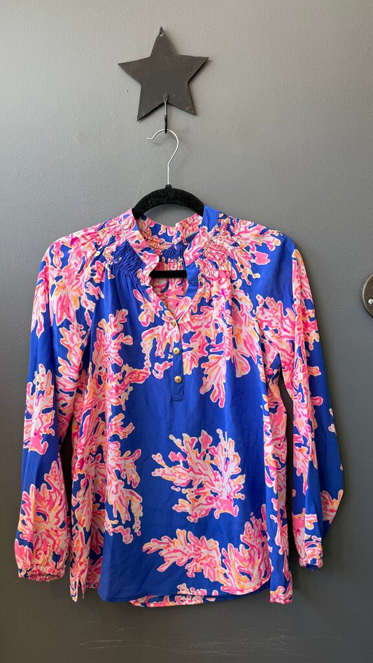 Popover Satin Blouse