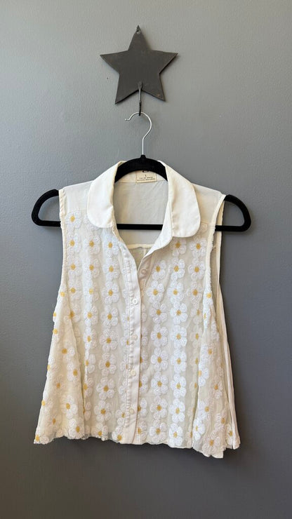 Sequin Daisy Tank Top