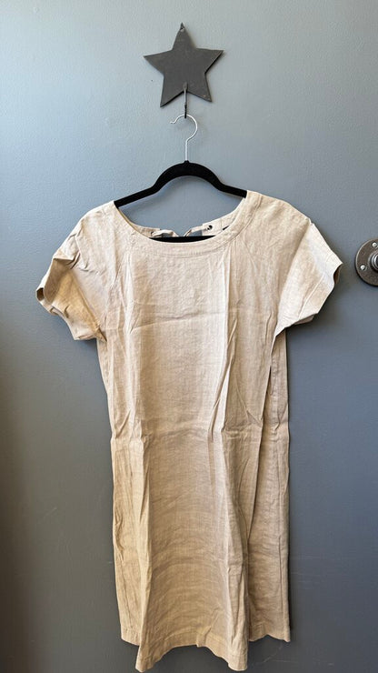 Lace Up Back Shift Dress
