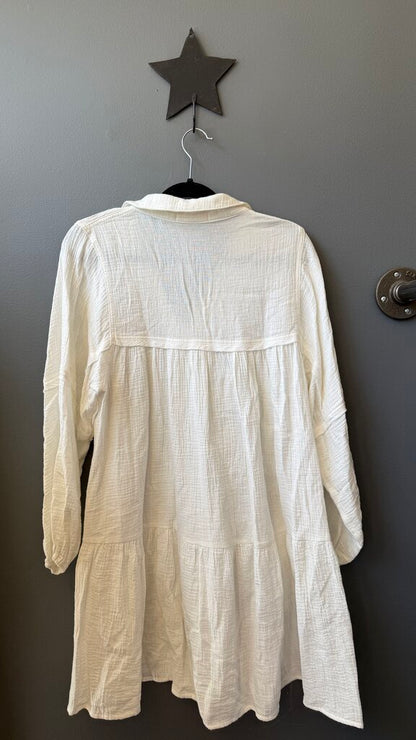 Tiered Popover Swing Dress