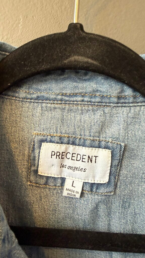 Denim Snap Up Shirt