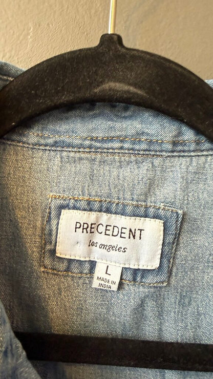 Denim Snap Up Shirt
