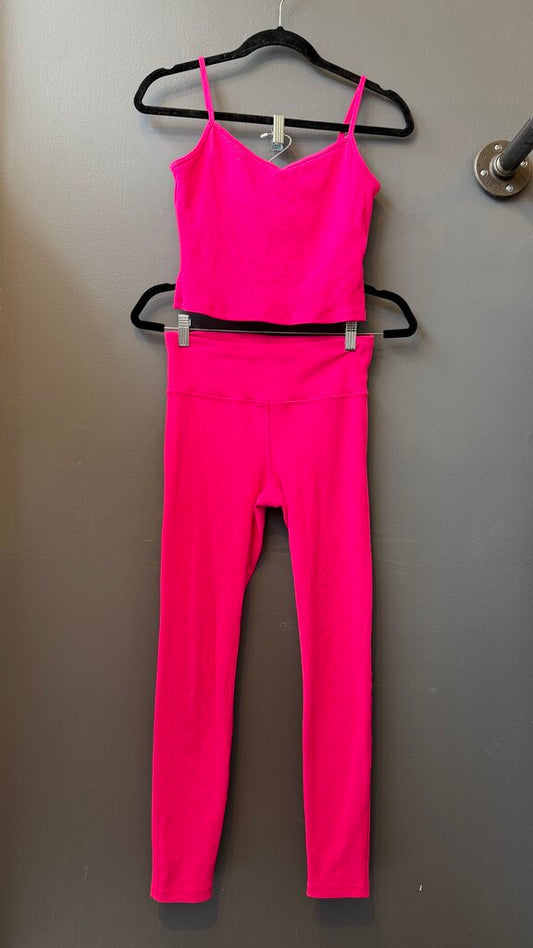 Set Ribbed Bra + Leggings Set