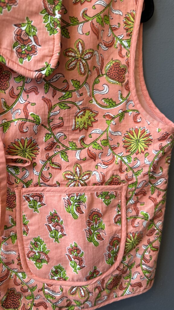 Cotton Tie Front Vest Top