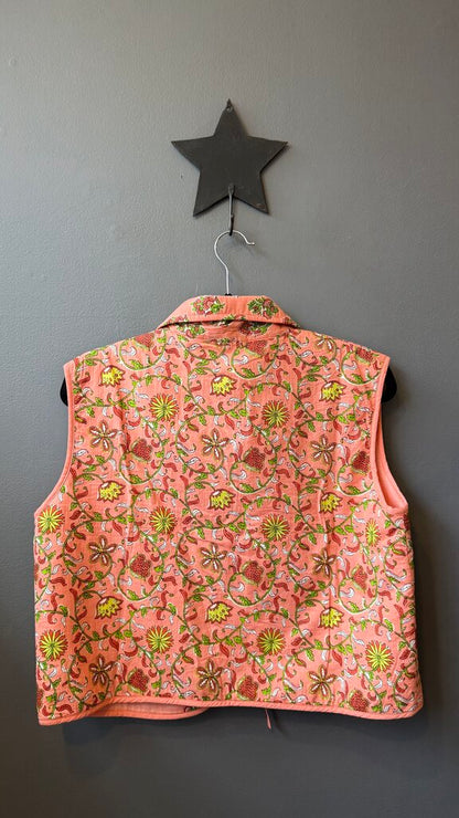 Cotton Tie Front Vest Top
