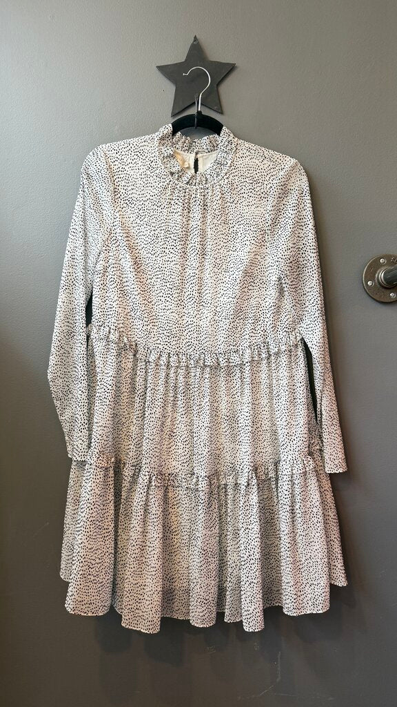 Tiered Longsleeve Swing Dress