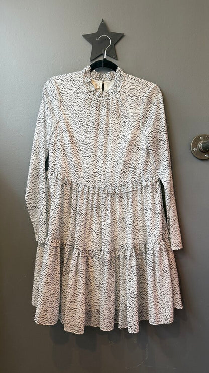 Tiered Longsleeve Swing Dress