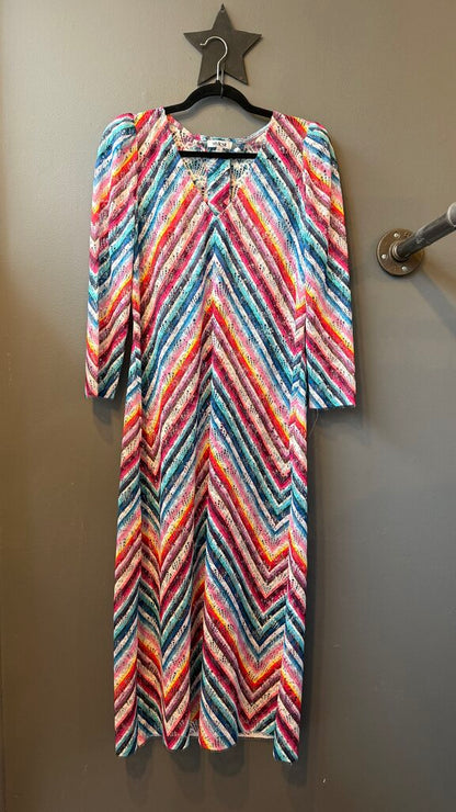 Aqualace Mesh Maxi Coverup Dress