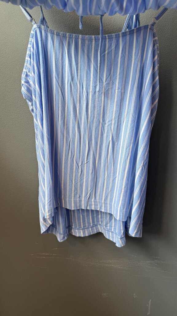 Set Tencel Stripe Cami + Pants PJ Set