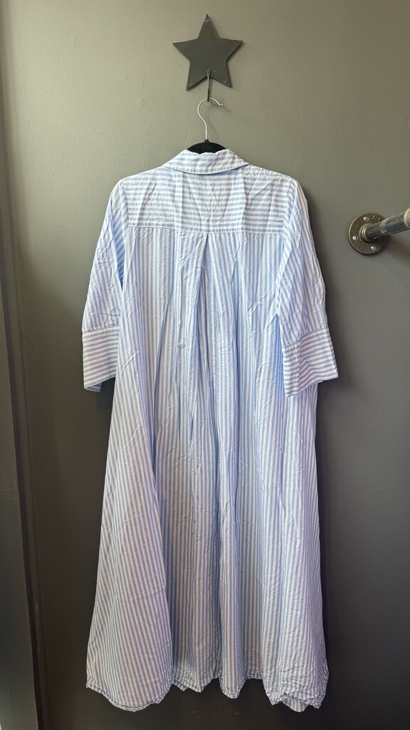 Stripe Maxi Shirtdress