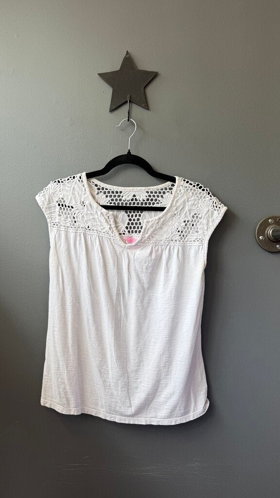 Lace Shoulder TShirt