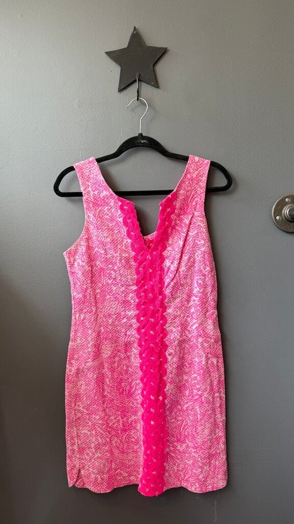 Classic Pink Shift Dress