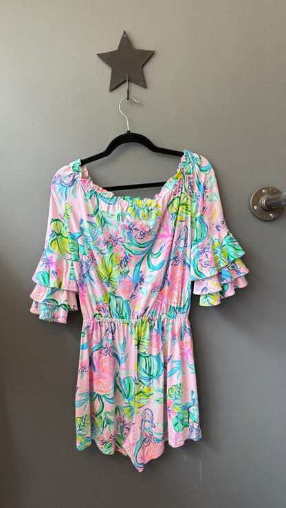 Off the Shoulder Jersey Romper