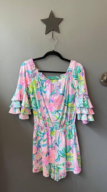 Off the Shoulder Jersey Romper