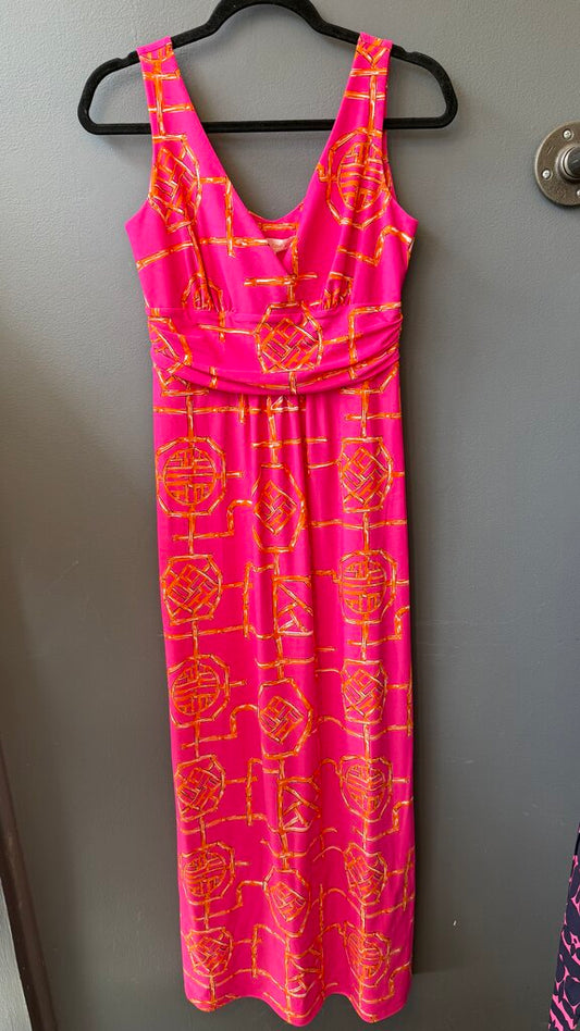 Lattice Stretch Maxi Dress