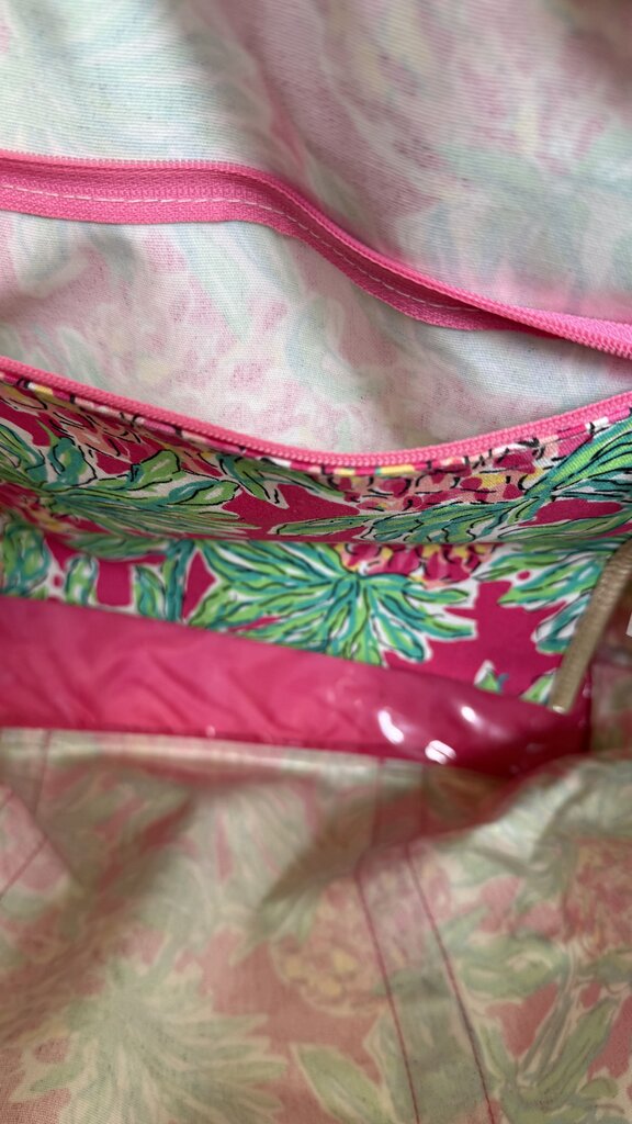 Sequin Trim Canvas Tote Bag