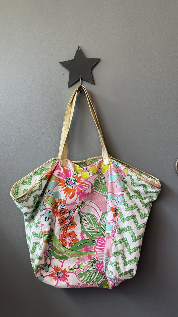 Slouchy Canvas Tote Bag
