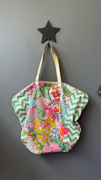 Slouchy Canvas Tote Bag