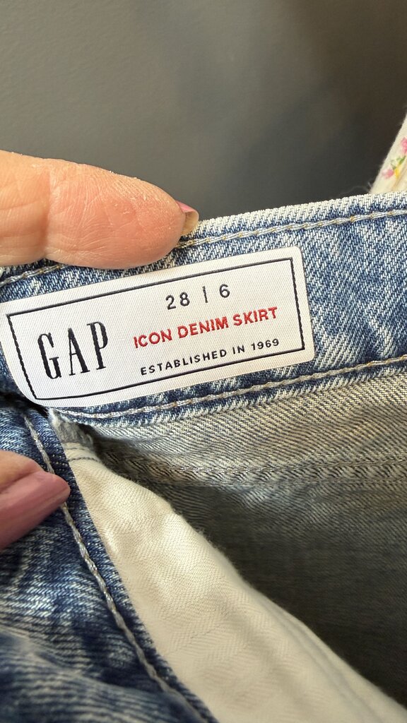 Icon Denim Skirt
