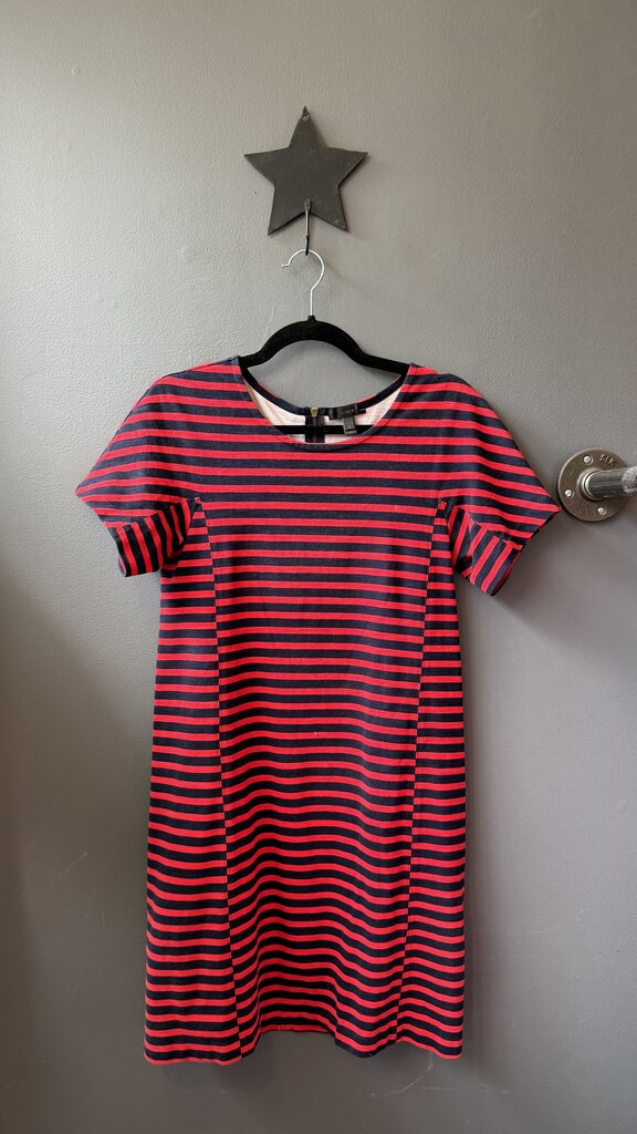Striped Stretch Shift Dress