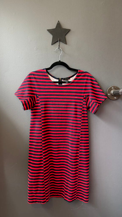 Striped Stretch Shift Dress