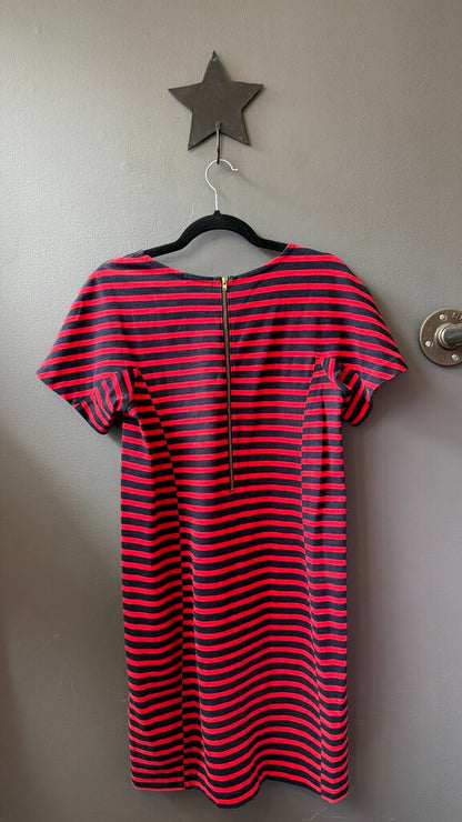 Striped Stretch Shift Dress