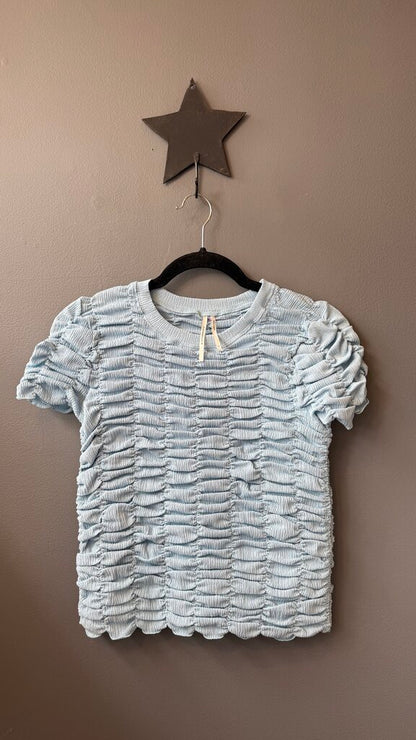 Ruched Short Sleeve Top