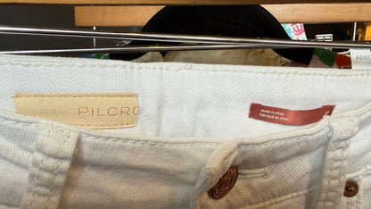 The Vintage Straight White Jeans