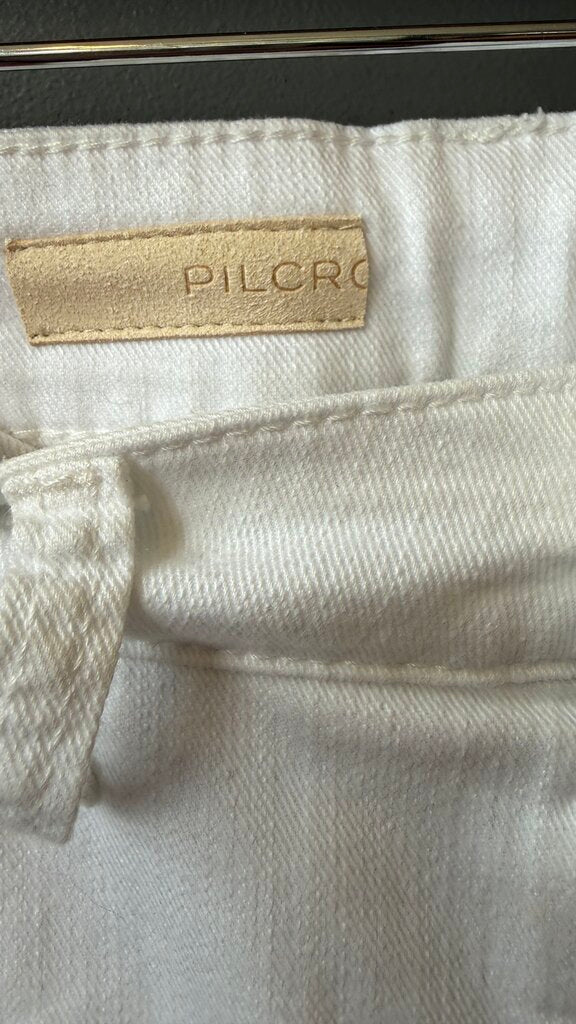 The Vintage Straight White Jeans