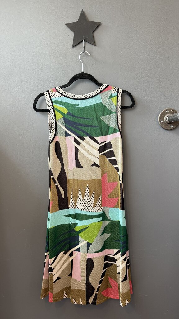 Mixed Knit Aline Dress
