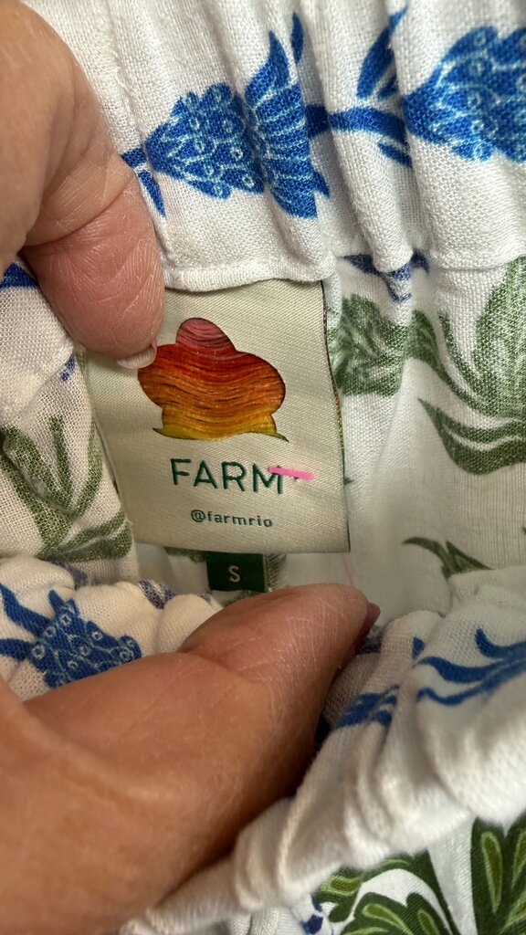 Linen Blend Tropical Pants