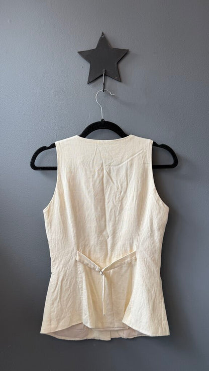 Linen Vest Style Top
