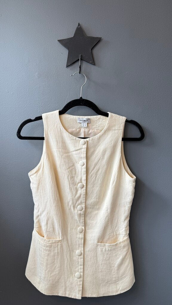 Linen Vest Style Top