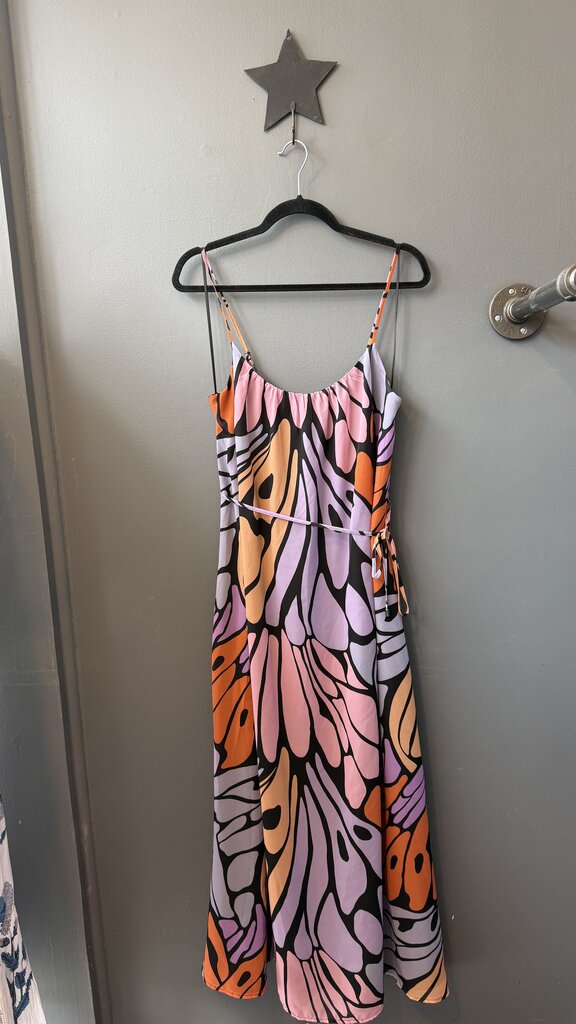 Groovy Floral Swing Maxi Dress