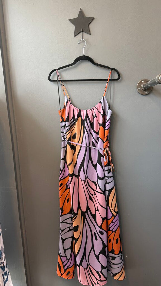 Groovy Floral Swing Maxi Dress